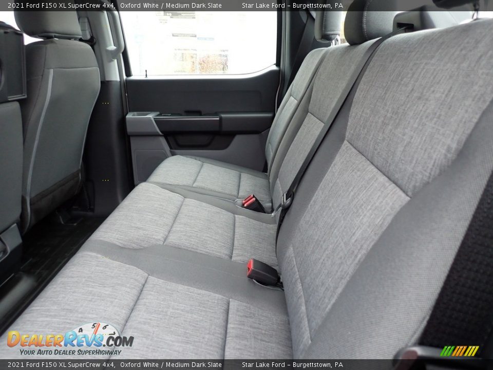 Rear Seat of 2021 Ford F150 XL SuperCrew 4x4 Photo #10