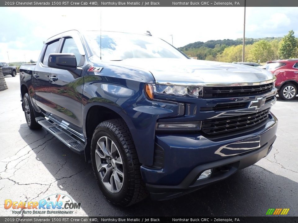 2019 Chevrolet Silverado 1500 RST Crew Cab 4WD Northsky Blue Metallic / Jet Black Photo #4