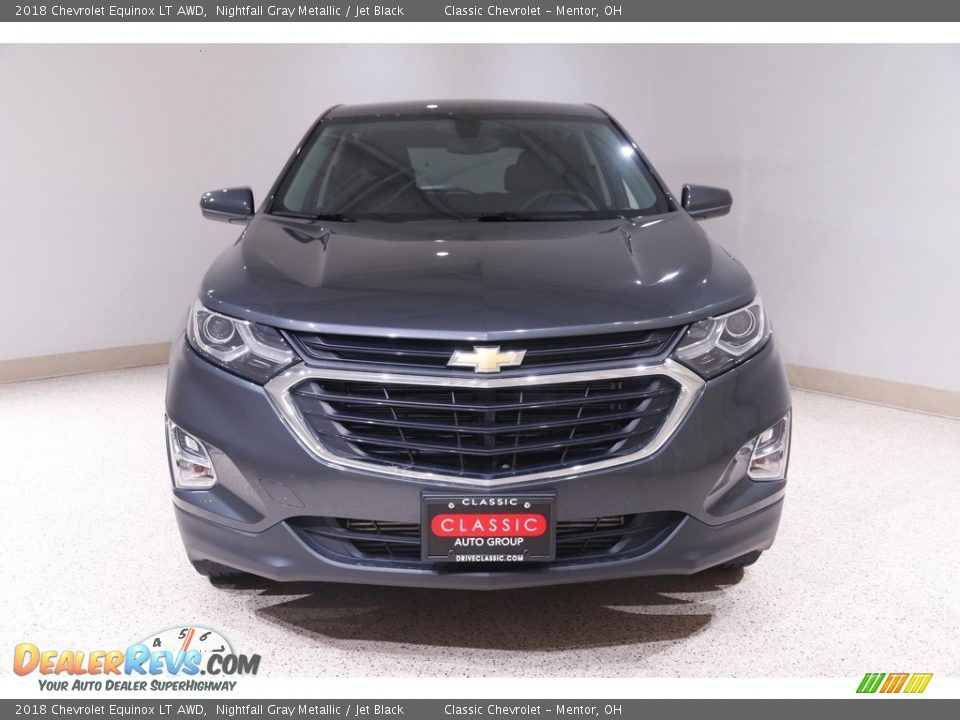 2018 Chevrolet Equinox LT AWD Nightfall Gray Metallic / Jet Black Photo #2