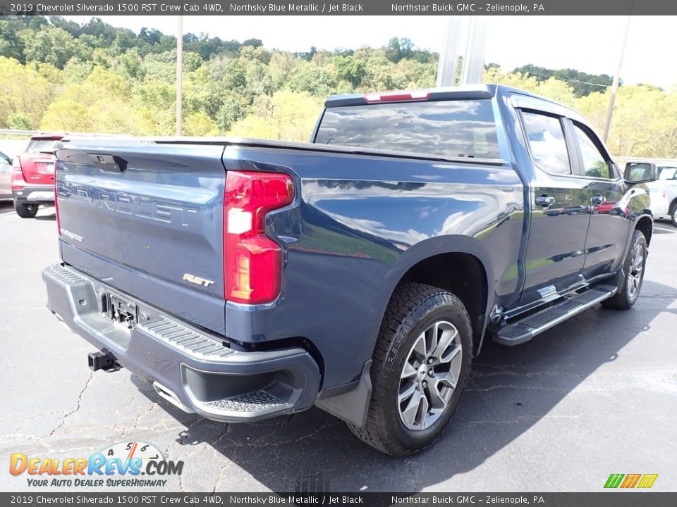 2019 Chevrolet Silverado 1500 RST Crew Cab 4WD Northsky Blue Metallic / Jet Black Photo #9