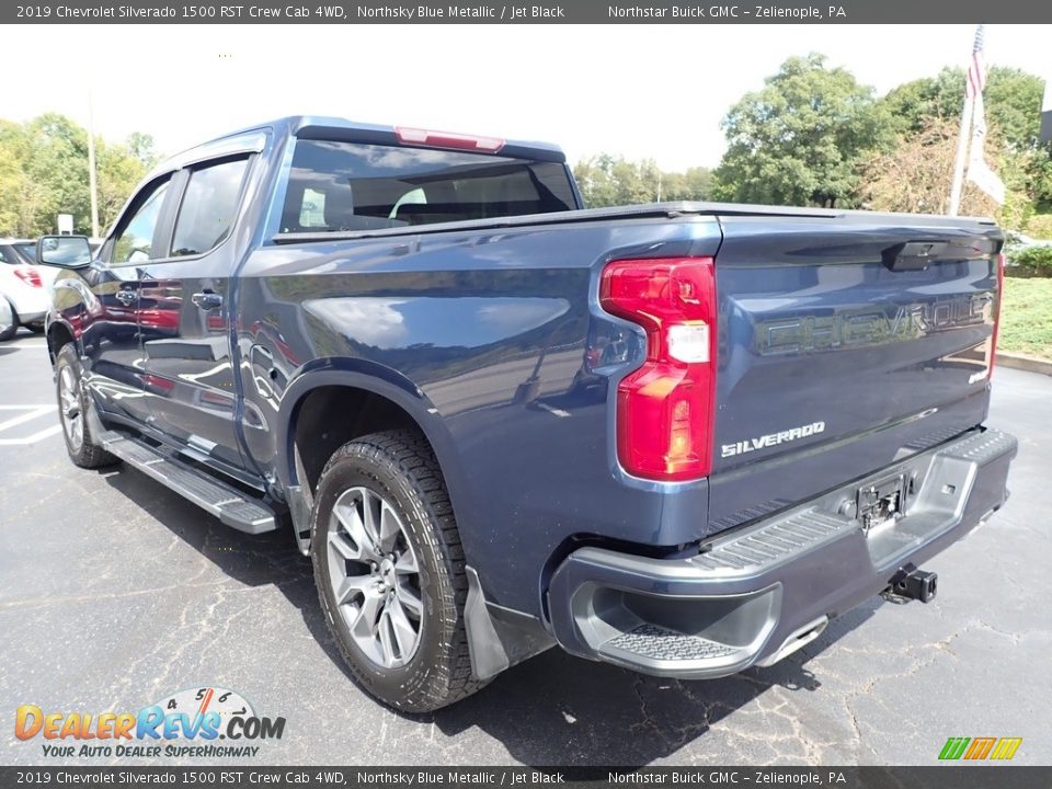 2019 Chevrolet Silverado 1500 RST Crew Cab 4WD Northsky Blue Metallic / Jet Black Photo #11