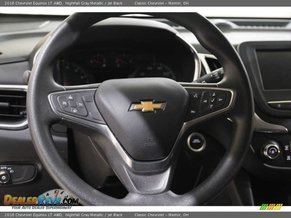 2018 Chevrolet Equinox LT AWD Nightfall Gray Metallic / Jet Black Photo #7