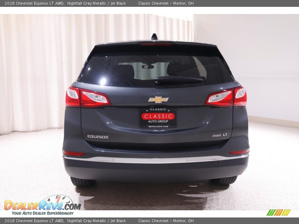 2018 Chevrolet Equinox LT AWD Nightfall Gray Metallic / Jet Black Photo #16