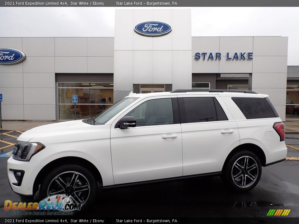 2021 Ford Expedition Limited 4x4 Star White / Ebony Photo #1