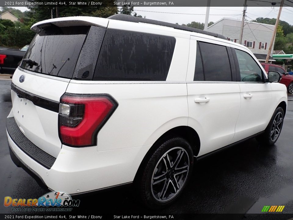 2021 Ford Expedition Limited 4x4 Star White / Ebony Photo #6