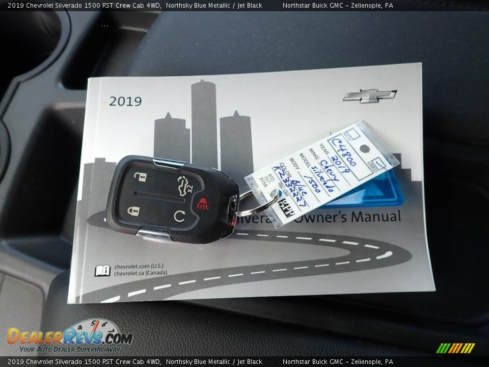 2019 Chevrolet Silverado 1500 RST Crew Cab 4WD Northsky Blue Metallic / Jet Black Photo #29