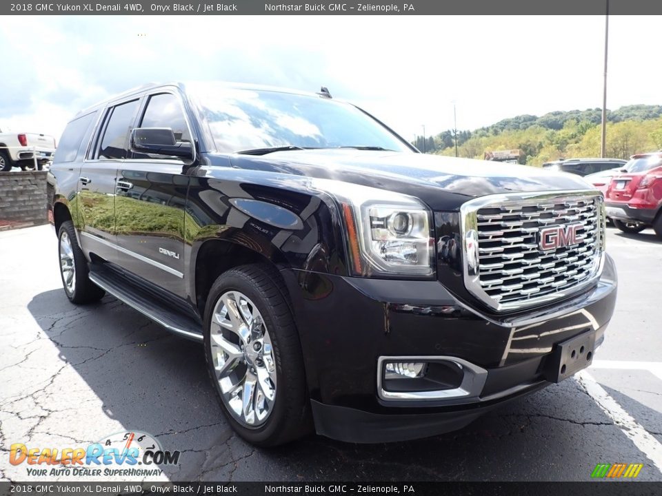 2018 GMC Yukon XL Denali 4WD Onyx Black / Jet Black Photo #4