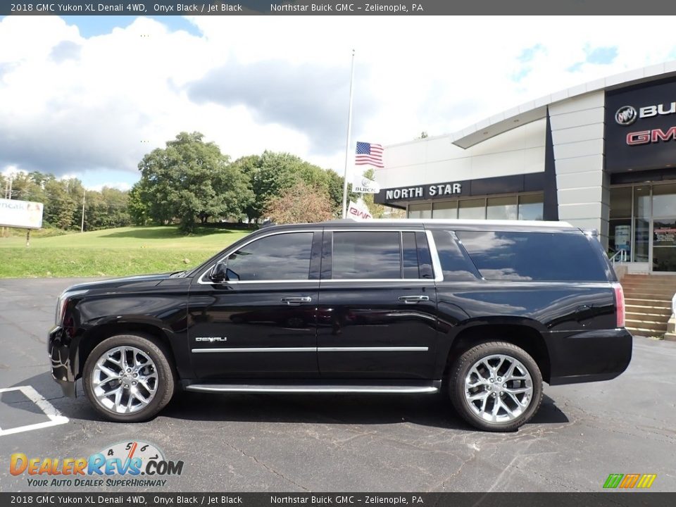 2018 GMC Yukon XL Denali 4WD Onyx Black / Jet Black Photo #12