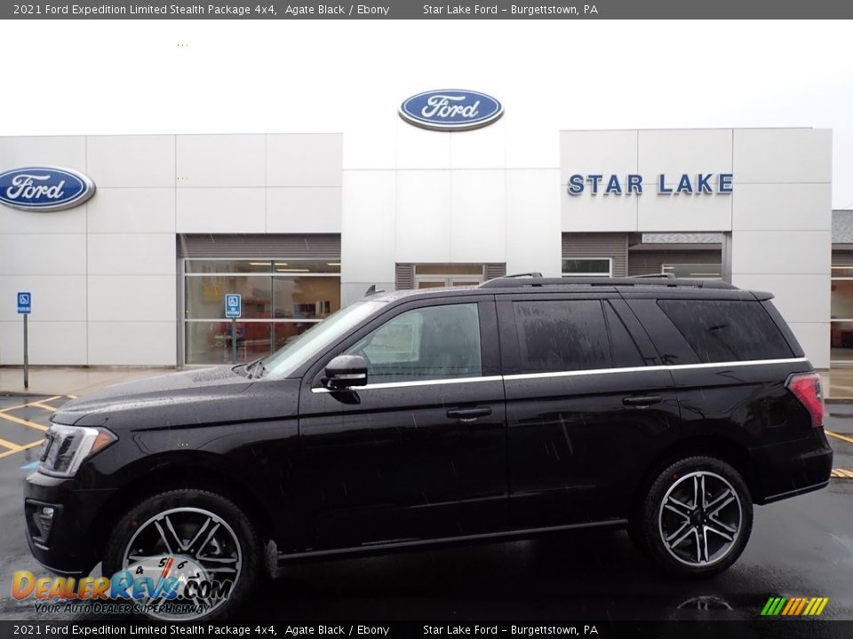 2021 Ford Expedition Limited Stealth Package 4x4 Agate Black / Ebony Photo #1