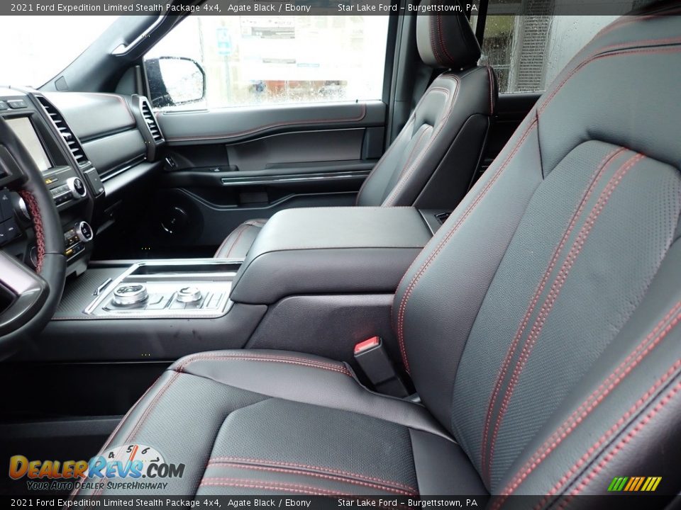 Front Seat of 2021 Ford Expedition Limited Stealth Package 4x4 Photo #10
