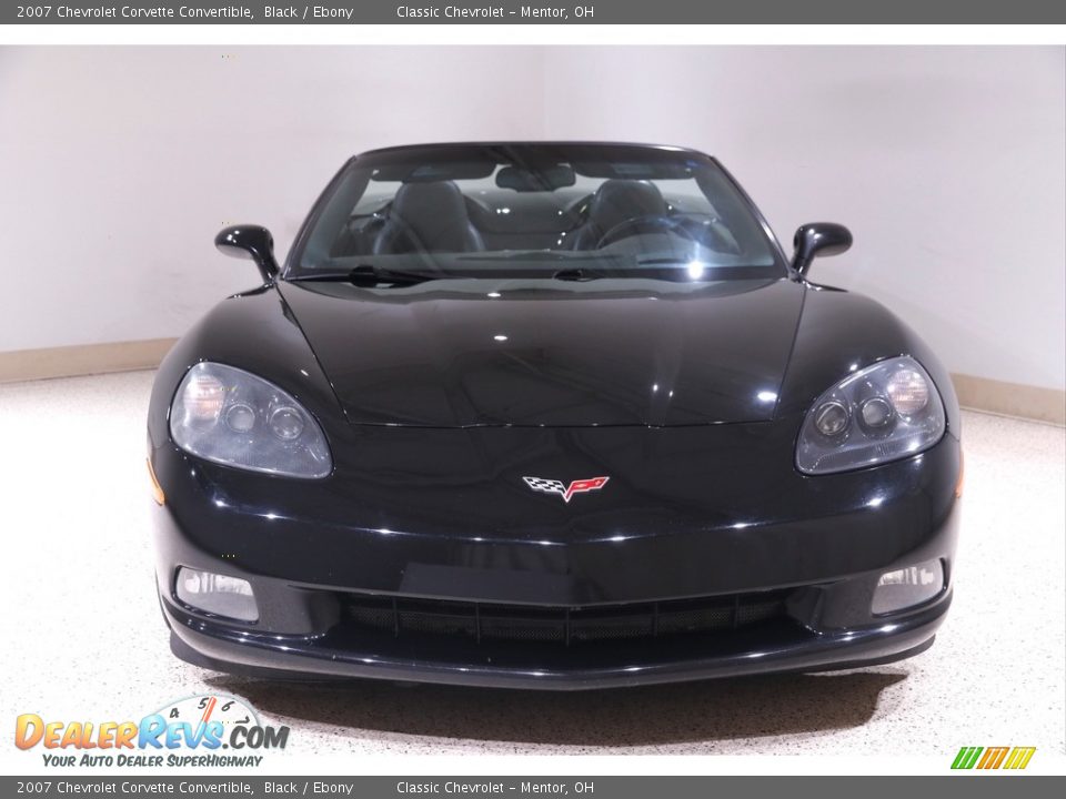 2007 Chevrolet Corvette Convertible Black / Ebony Photo #3