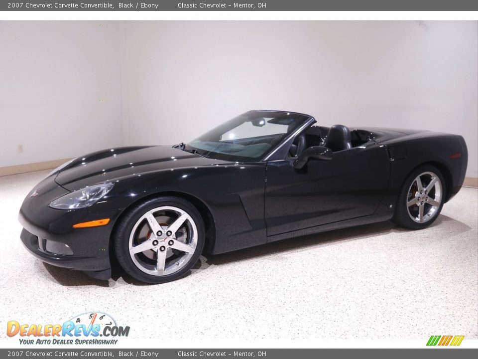 2007 Chevrolet Corvette Convertible Black / Ebony Photo #4