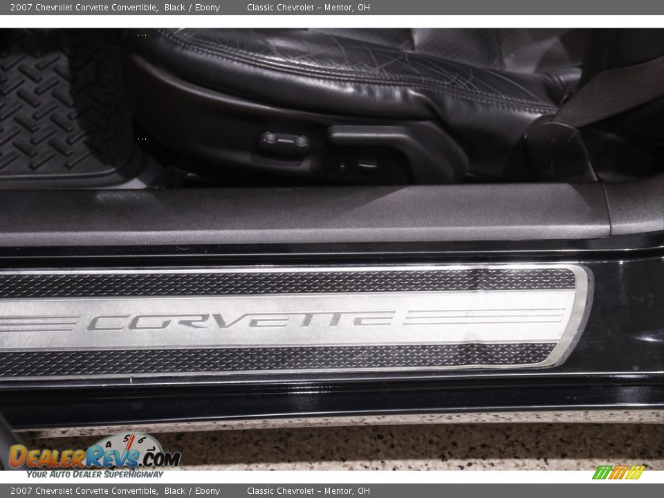 2007 Chevrolet Corvette Convertible Black / Ebony Photo #6