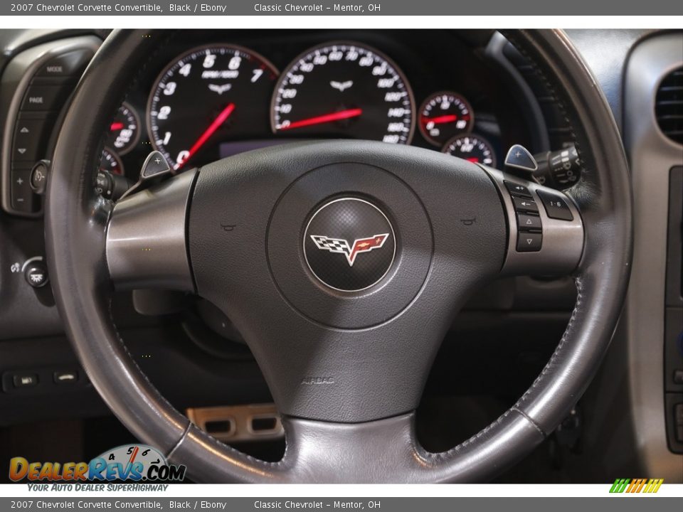 2007 Chevrolet Corvette Convertible Black / Ebony Photo #9