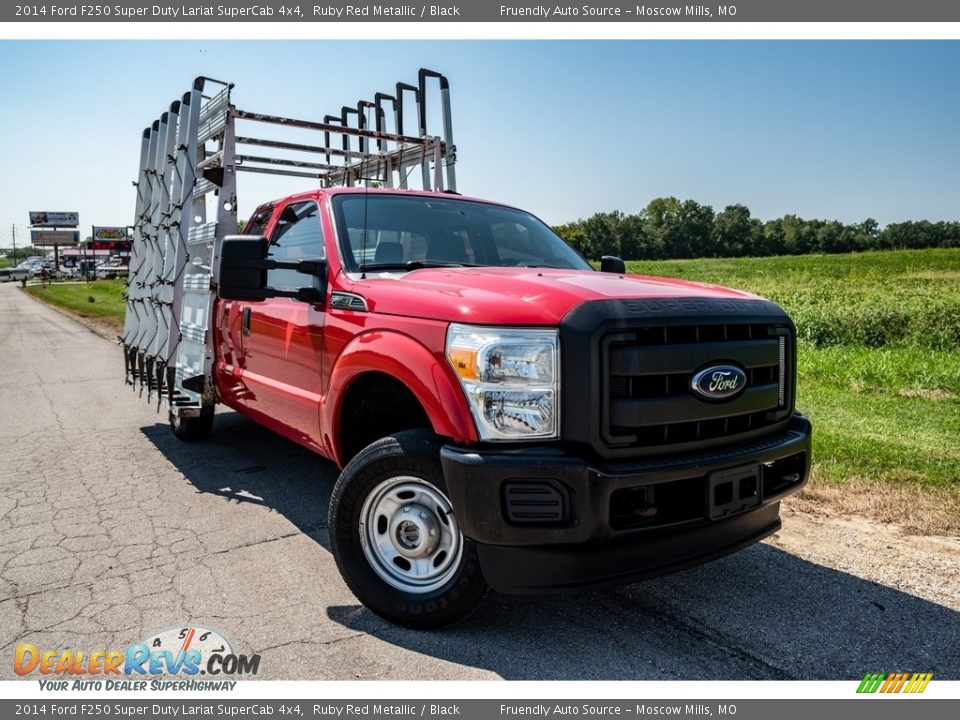 2014 Ford F250 Super Duty Lariat SuperCab 4x4 Ruby Red Metallic / Black Photo #1