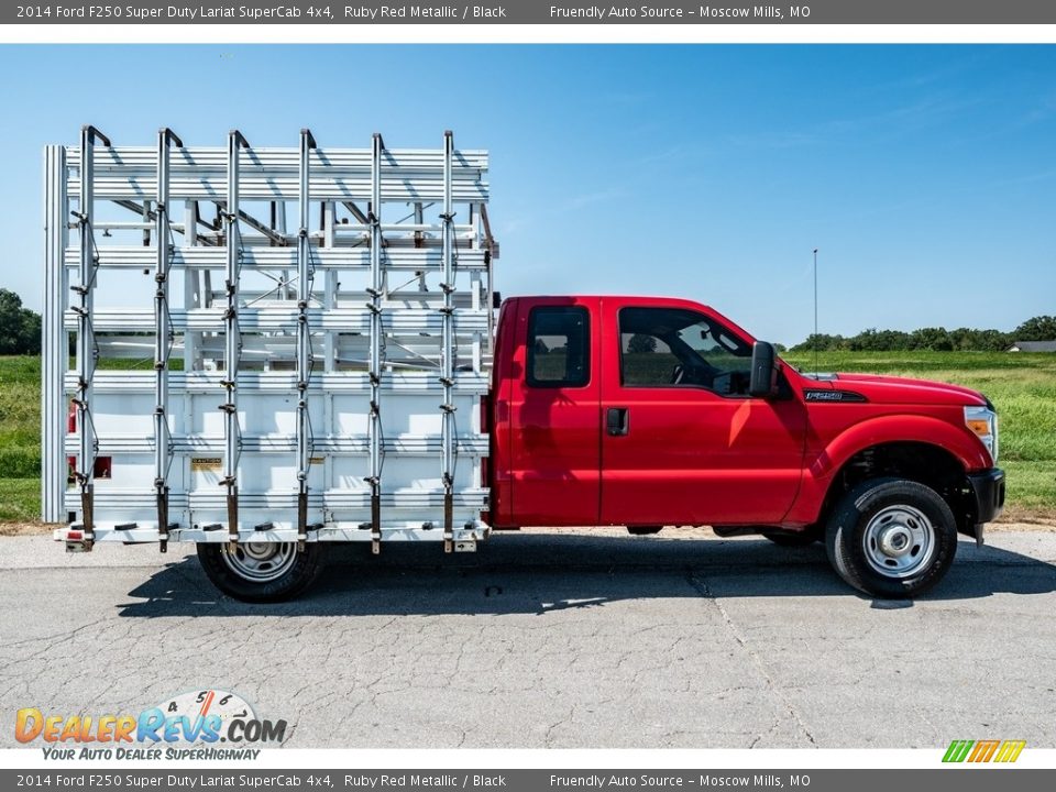 2014 Ford F250 Super Duty Lariat SuperCab 4x4 Ruby Red Metallic / Black Photo #3