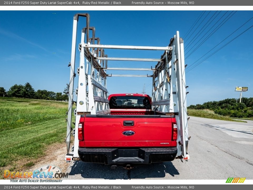 2014 Ford F250 Super Duty Lariat SuperCab 4x4 Ruby Red Metallic / Black Photo #5