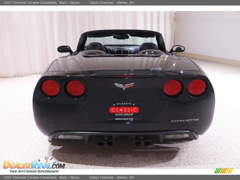 2007 Chevrolet Corvette Convertible Black / Ebony Photo #23
