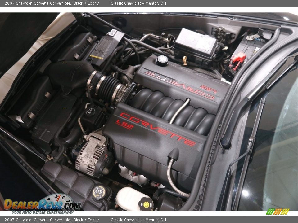 2007 Chevrolet Corvette Convertible Black / Ebony Photo #24