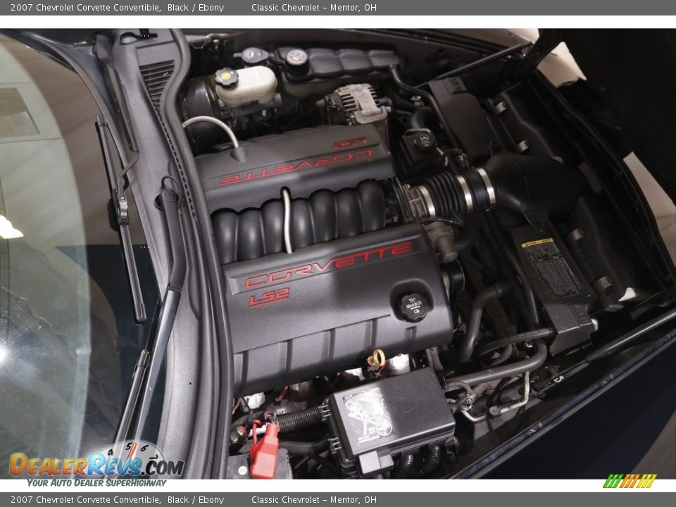 2007 Chevrolet Corvette Convertible Black / Ebony Photo #25