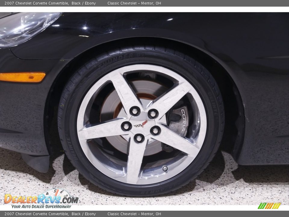 2007 Chevrolet Corvette Convertible Black / Ebony Photo #26