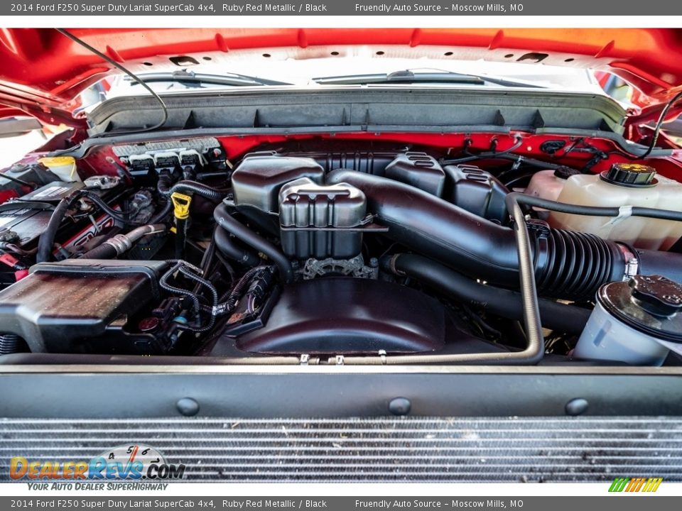 2014 Ford F250 Super Duty Lariat SuperCab 4x4 Ruby Red Metallic / Black Photo #17