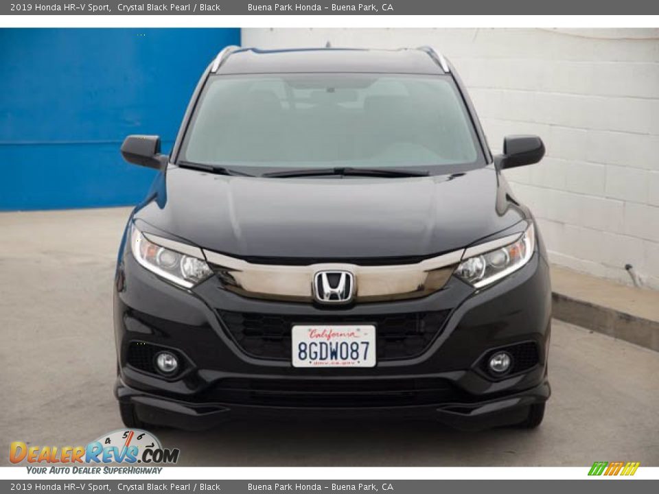 2019 Honda HR-V Sport Crystal Black Pearl / Black Photo #7