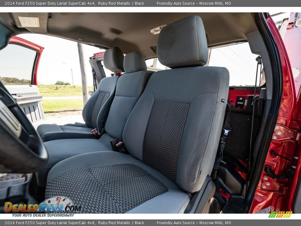 2014 Ford F250 Super Duty Lariat SuperCab 4x4 Ruby Red Metallic / Black Photo #18