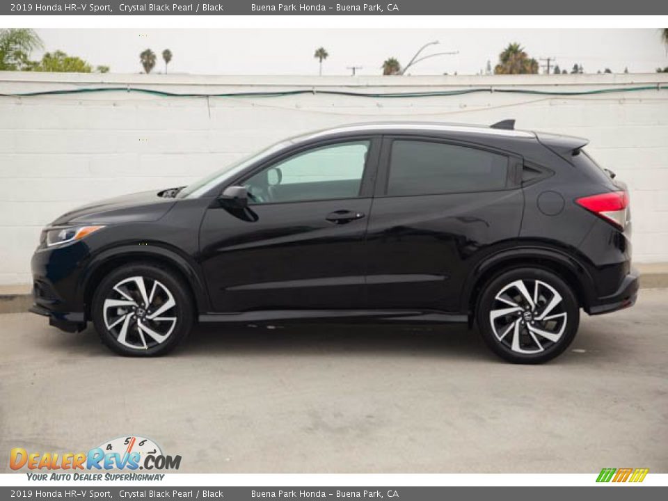 2019 Honda HR-V Sport Crystal Black Pearl / Black Photo #8