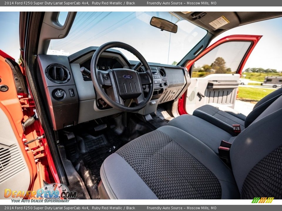 2014 Ford F250 Super Duty Lariat SuperCab 4x4 Ruby Red Metallic / Black Photo #20