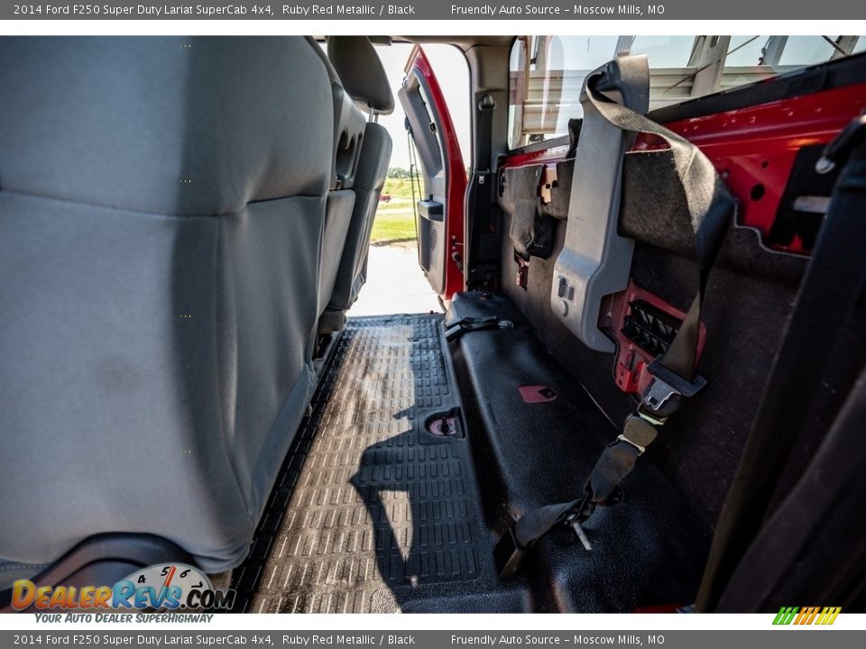 2014 Ford F250 Super Duty Lariat SuperCab 4x4 Ruby Red Metallic / Black Photo #23