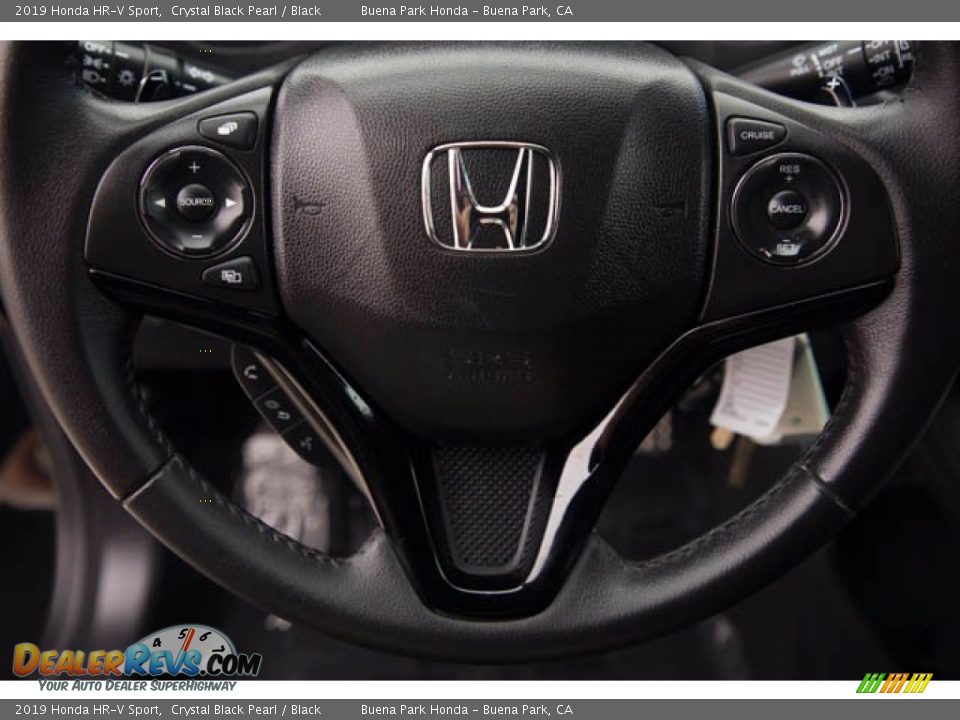 2019 Honda HR-V Sport Crystal Black Pearl / Black Photo #13