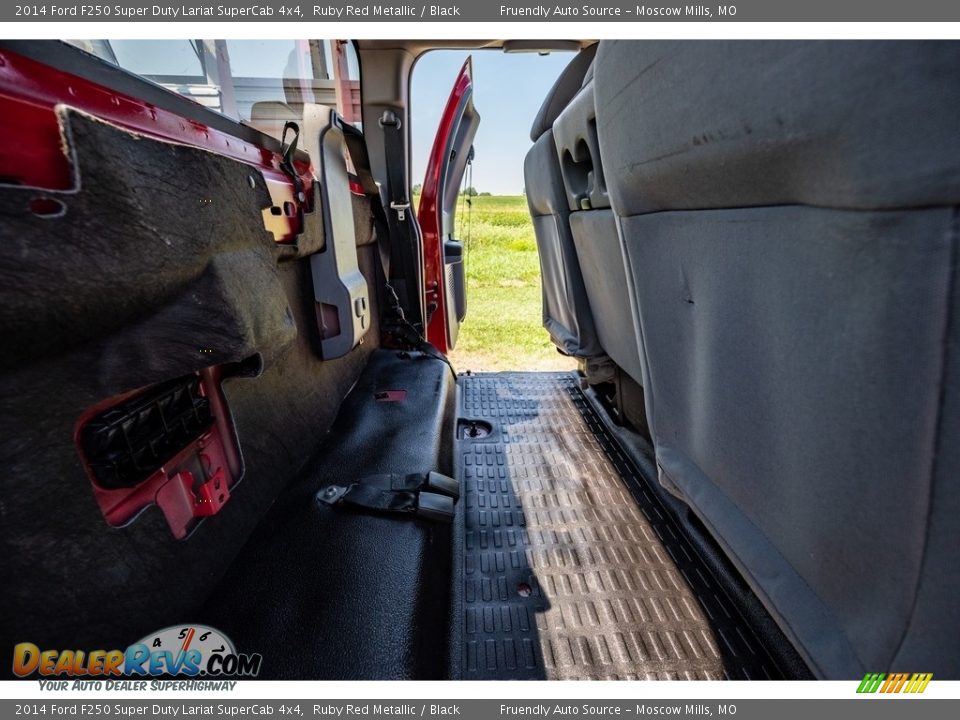 2014 Ford F250 Super Duty Lariat SuperCab 4x4 Ruby Red Metallic / Black Photo #25