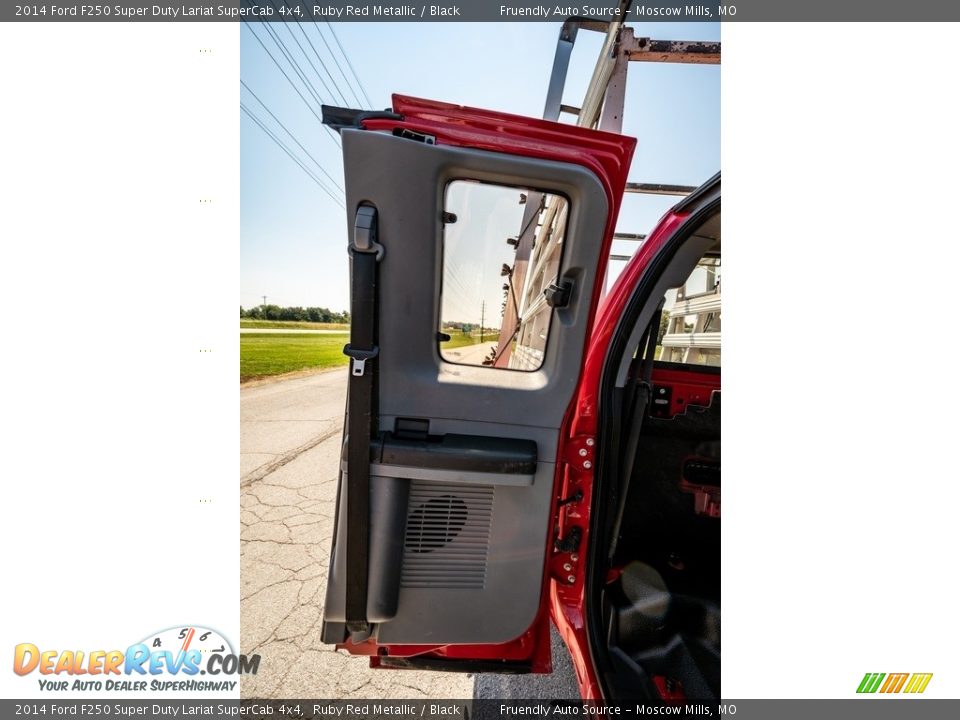 2014 Ford F250 Super Duty Lariat SuperCab 4x4 Ruby Red Metallic / Black Photo #26