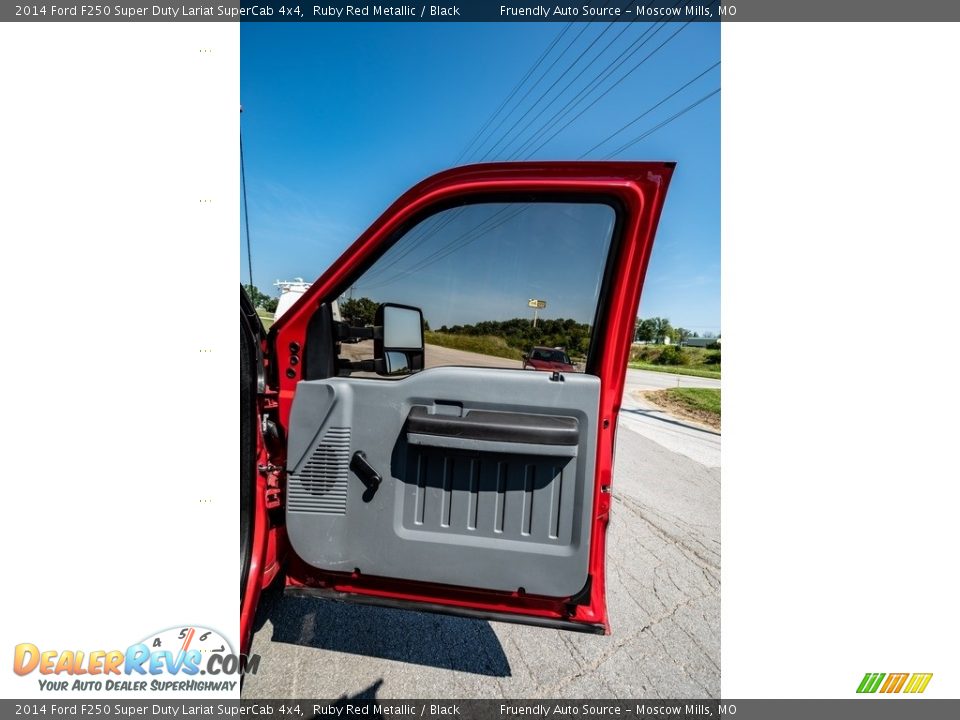 2014 Ford F250 Super Duty Lariat SuperCab 4x4 Ruby Red Metallic / Black Photo #27