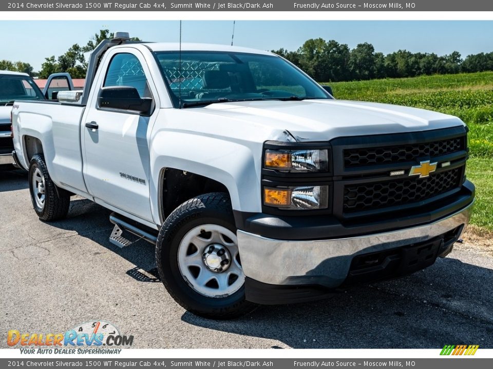 2014 Chevrolet Silverado 1500 WT Regular Cab 4x4 Summit White / Jet Black/Dark Ash Photo #1