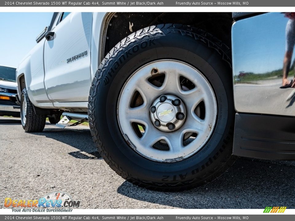 2014 Chevrolet Silverado 1500 WT Regular Cab 4x4 Summit White / Jet Black/Dark Ash Photo #2