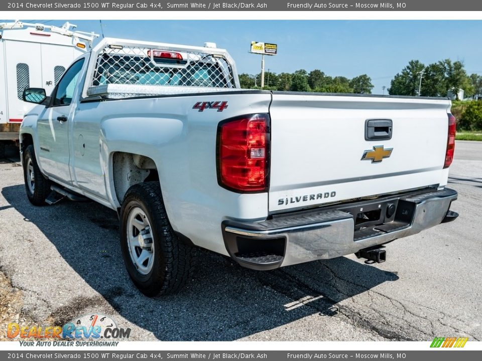 2014 Chevrolet Silverado 1500 WT Regular Cab 4x4 Summit White / Jet Black/Dark Ash Photo #6