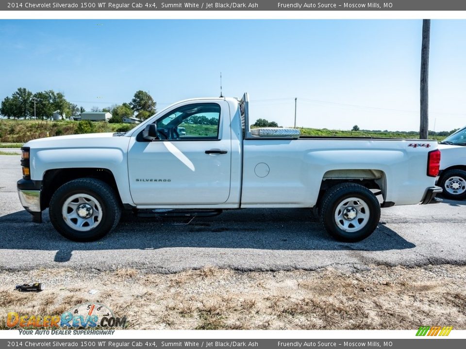 2014 Chevrolet Silverado 1500 WT Regular Cab 4x4 Summit White / Jet Black/Dark Ash Photo #7