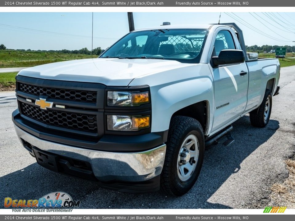 2014 Chevrolet Silverado 1500 WT Regular Cab 4x4 Summit White / Jet Black/Dark Ash Photo #8