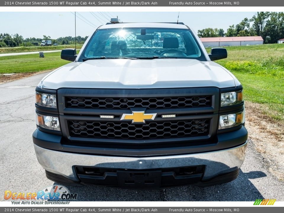 2014 Chevrolet Silverado 1500 WT Regular Cab 4x4 Summit White / Jet Black/Dark Ash Photo #9