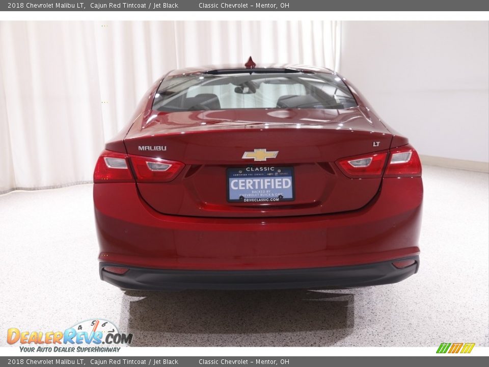 2018 Chevrolet Malibu LT Cajun Red Tintcoat / Jet Black Photo #17