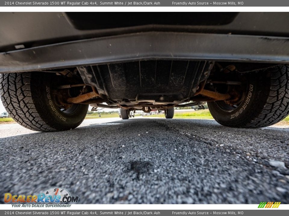 2014 Chevrolet Silverado 1500 WT Regular Cab 4x4 Summit White / Jet Black/Dark Ash Photo #10