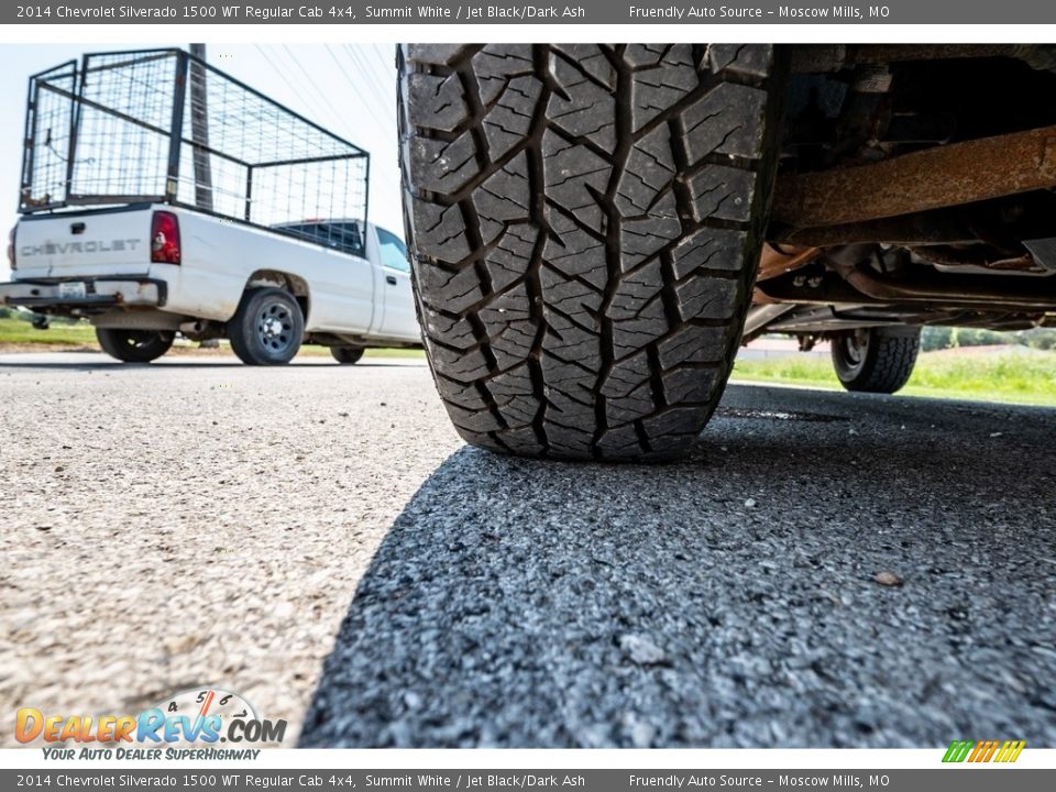 2014 Chevrolet Silverado 1500 WT Regular Cab 4x4 Summit White / Jet Black/Dark Ash Photo #11