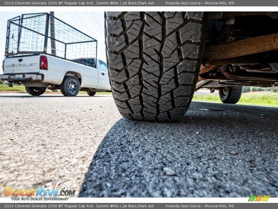 2014 Chevrolet Silverado 1500 WT Regular Cab 4x4 Summit White / Jet Black/Dark Ash Photo #11