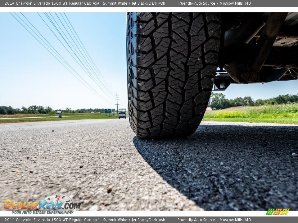 2014 Chevrolet Silverado 1500 WT Regular Cab 4x4 Summit White / Jet Black/Dark Ash Photo #12