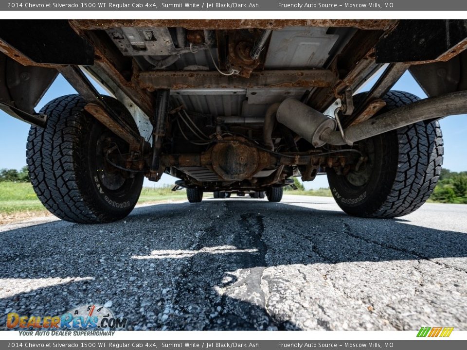 2014 Chevrolet Silverado 1500 WT Regular Cab 4x4 Summit White / Jet Black/Dark Ash Photo #13