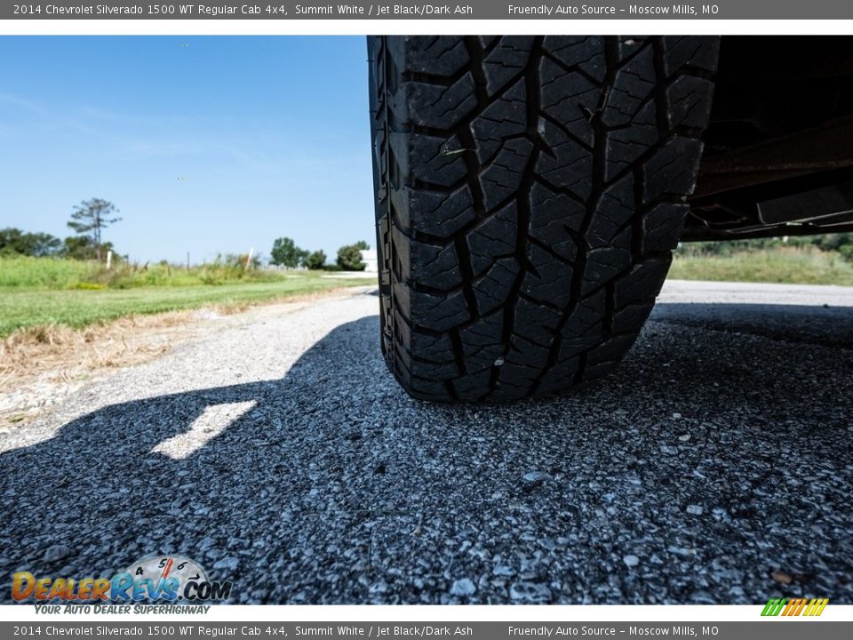 2014 Chevrolet Silverado 1500 WT Regular Cab 4x4 Summit White / Jet Black/Dark Ash Photo #16