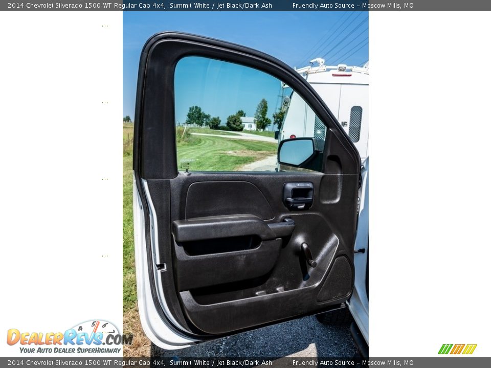 2014 Chevrolet Silverado 1500 WT Regular Cab 4x4 Summit White / Jet Black/Dark Ash Photo #21