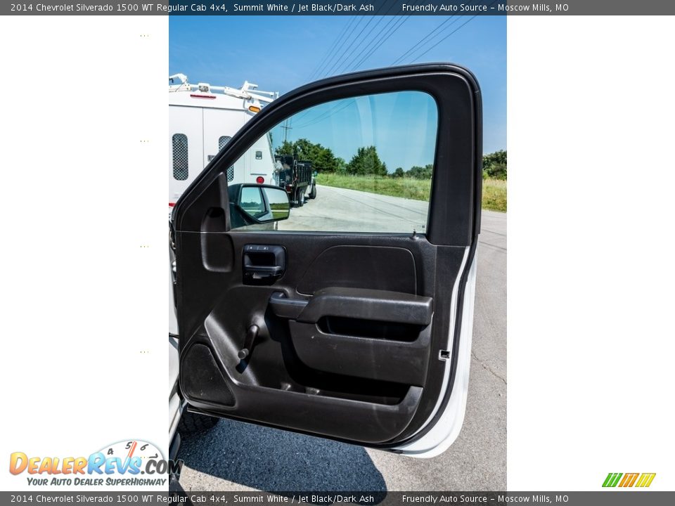 2014 Chevrolet Silverado 1500 WT Regular Cab 4x4 Summit White / Jet Black/Dark Ash Photo #23
